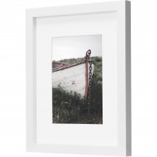 Better Homes & Gardens Gallery 8" x 10" (20.32 cm x 25.4 cm) Matted to 5" x 7" (12.7 cm x 17.78 cm) Picture Frame, White, Set of 2   550406144